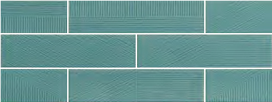  SANT AGOSTINO DECORLINE 7.3x30 Stripebrick Emerald